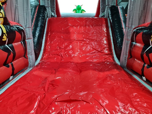 Stormbaan draak met glijbaan 17,5x3,8 m