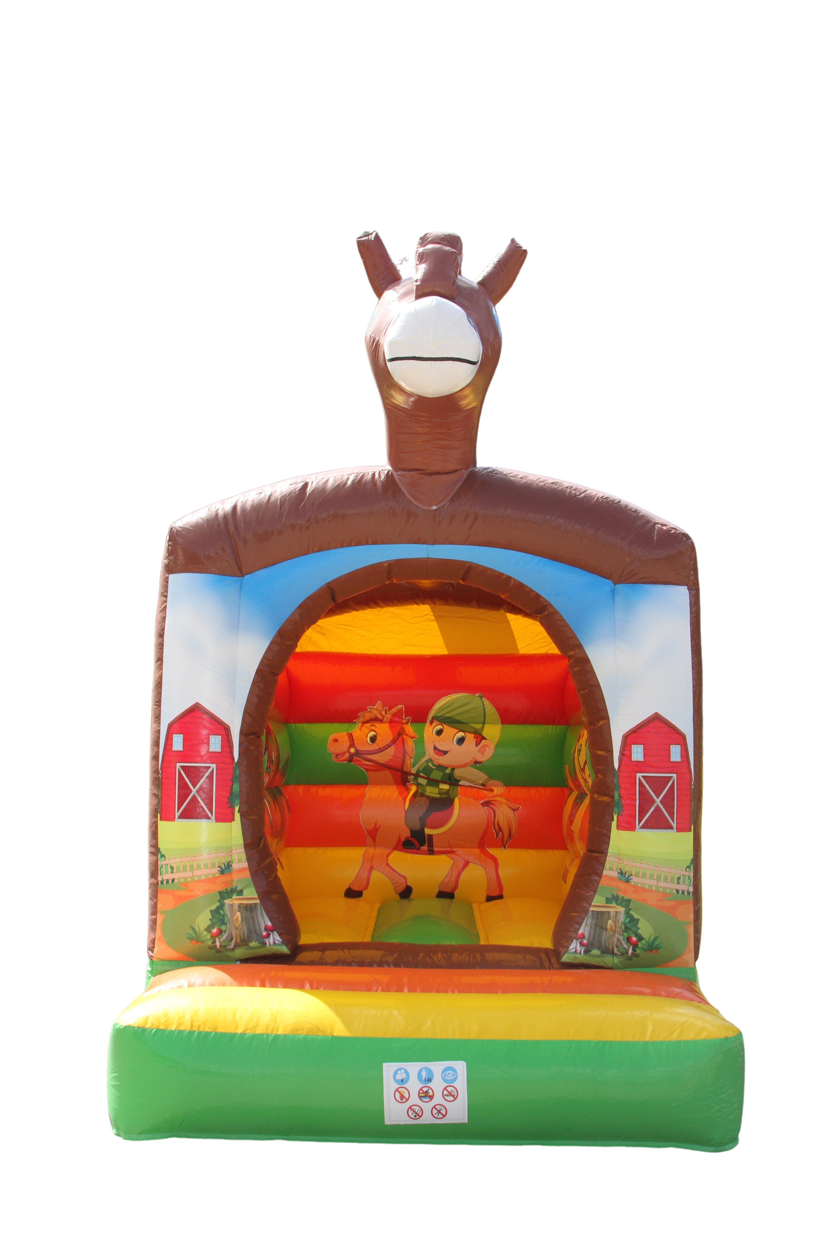 Springkussen mini pony - 3,1x2,3 m