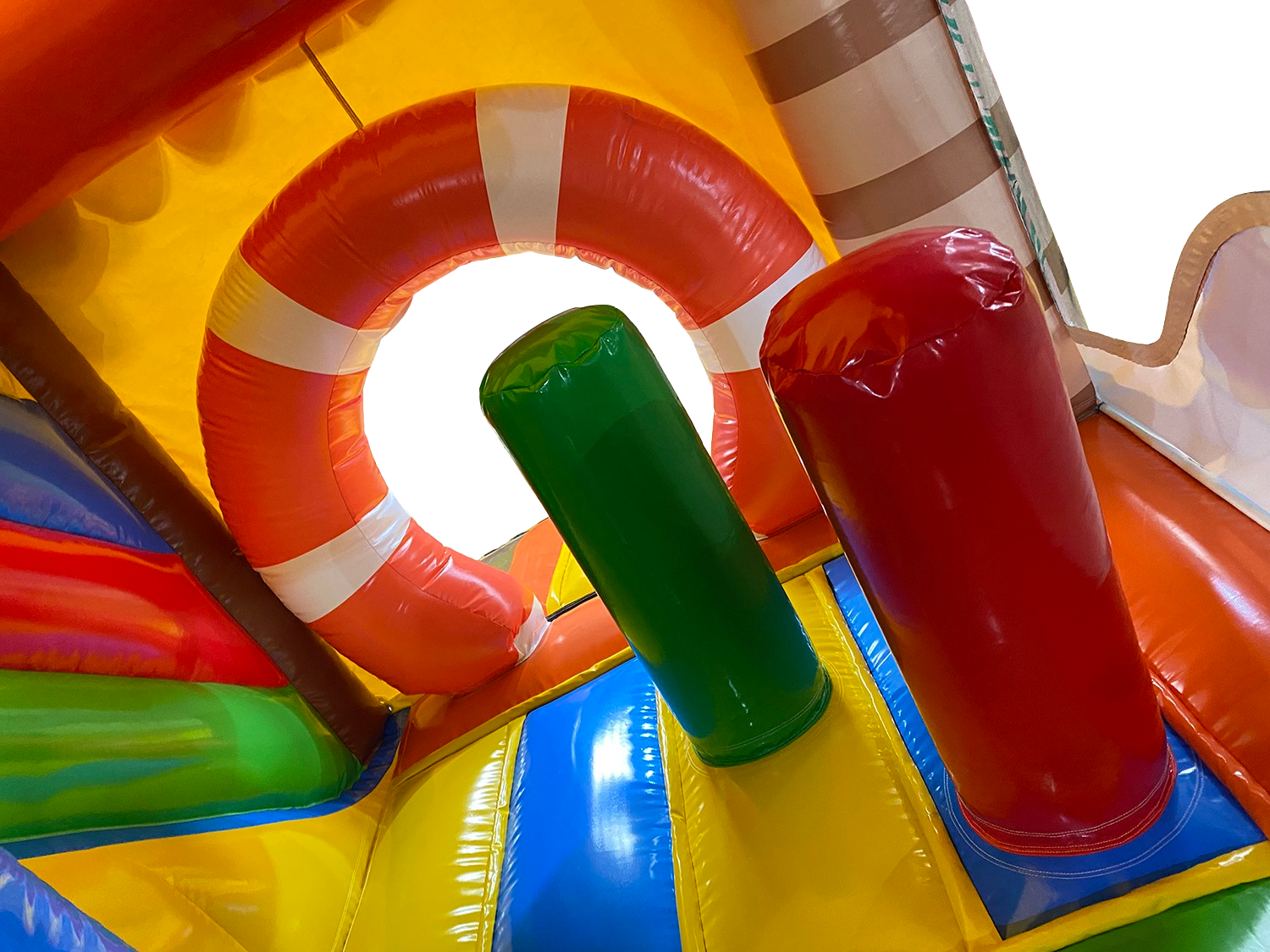 springkussen - 4,2x4 m - beach