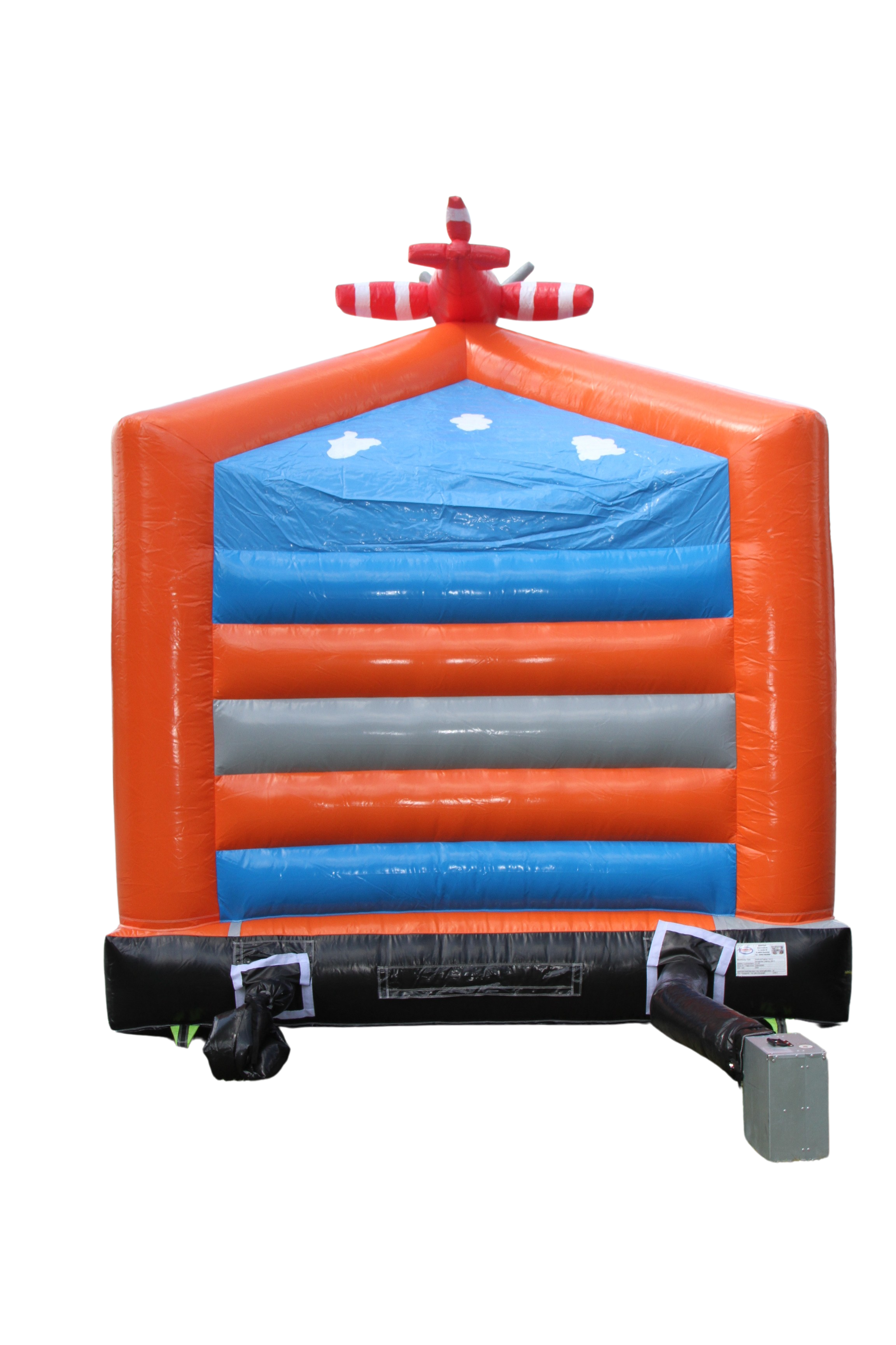 Springkussen vliegtuig - 5x4 m 