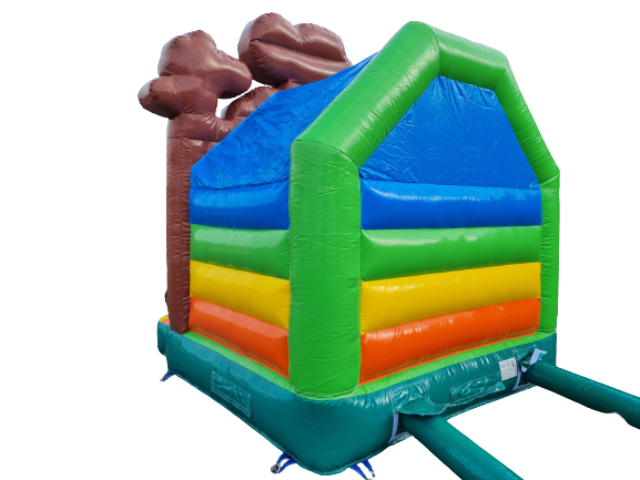 Springkussen 4x3 m - Olifant in de jungle