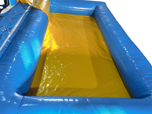 Springkussen met pool - 4,5x3,5 m - turtle 