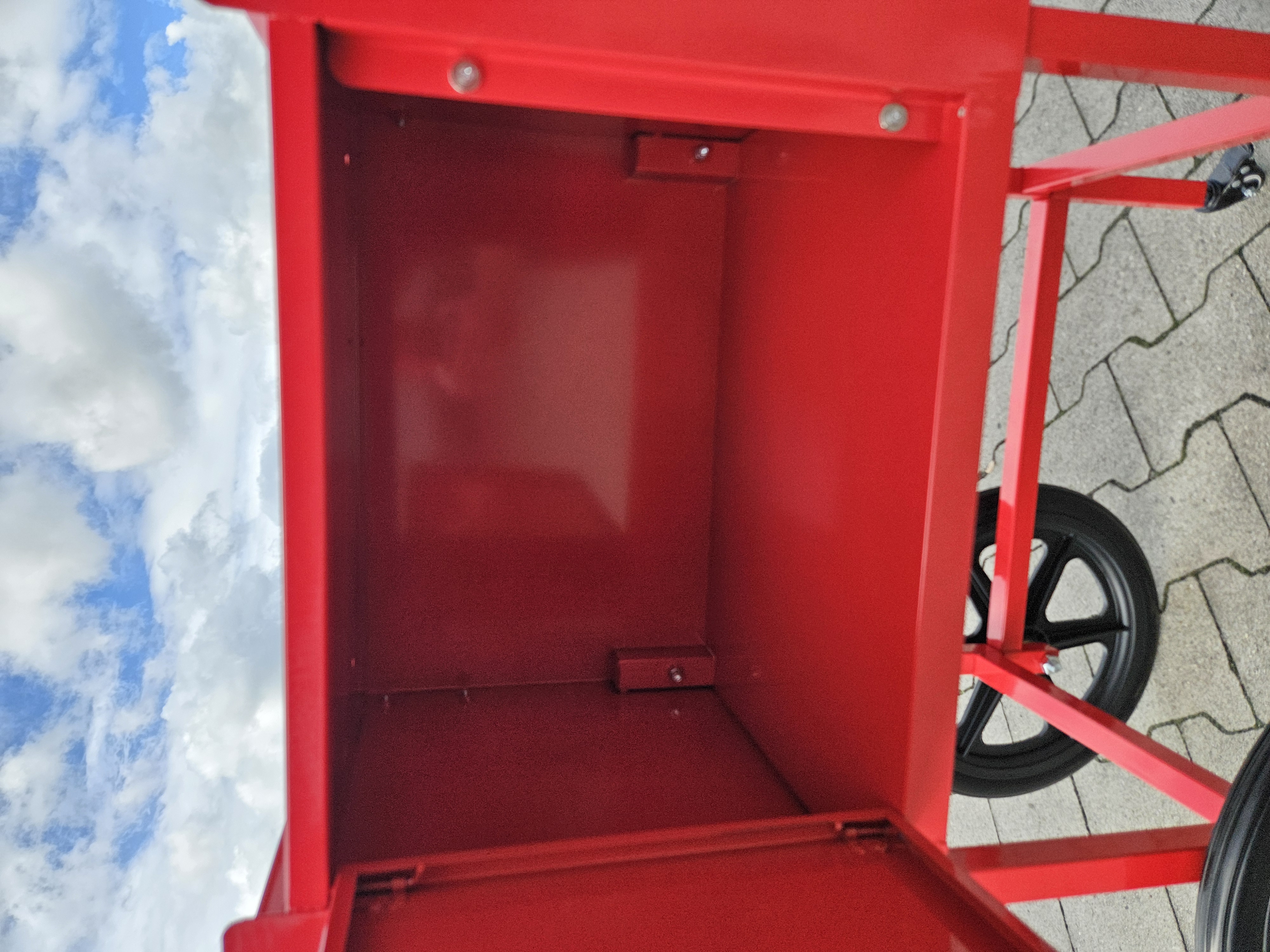 Onderstel voor popcornmachine