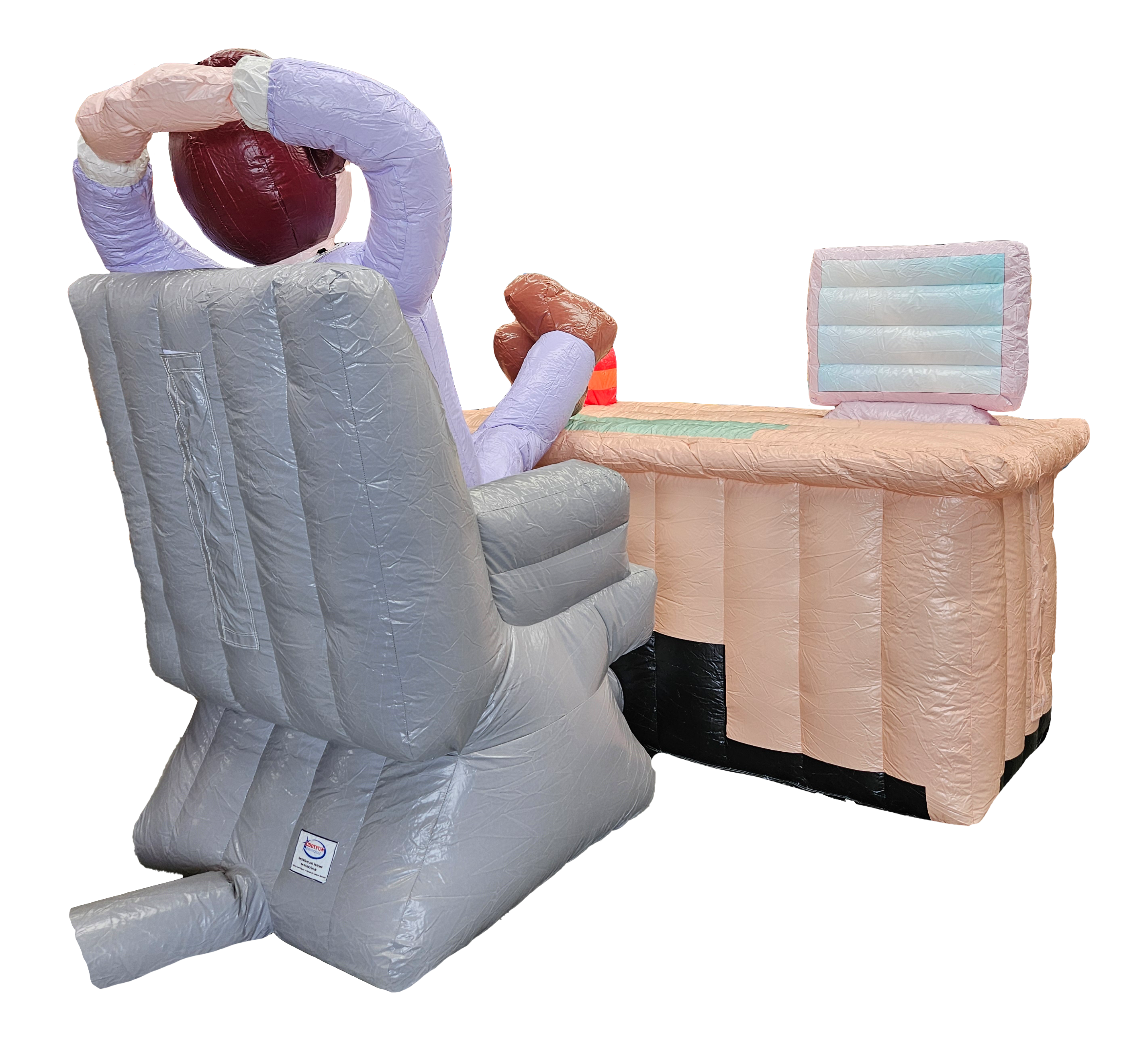 Man aan bureau - 2,4m