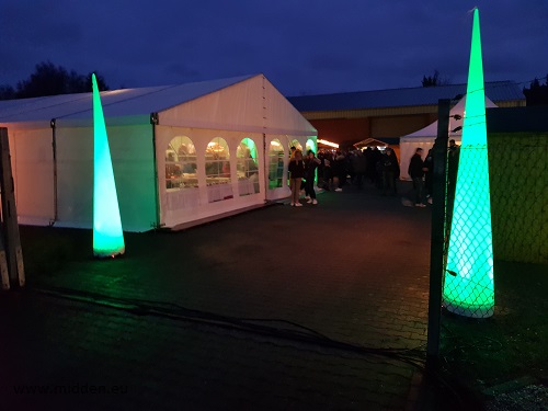 Aircone / lichtkegel incl. kleurwisselaar 3m hoog