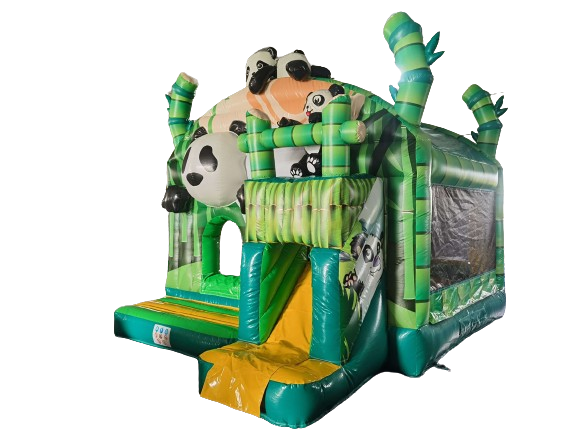 Springkussen panda - 4,9x3,8 m 