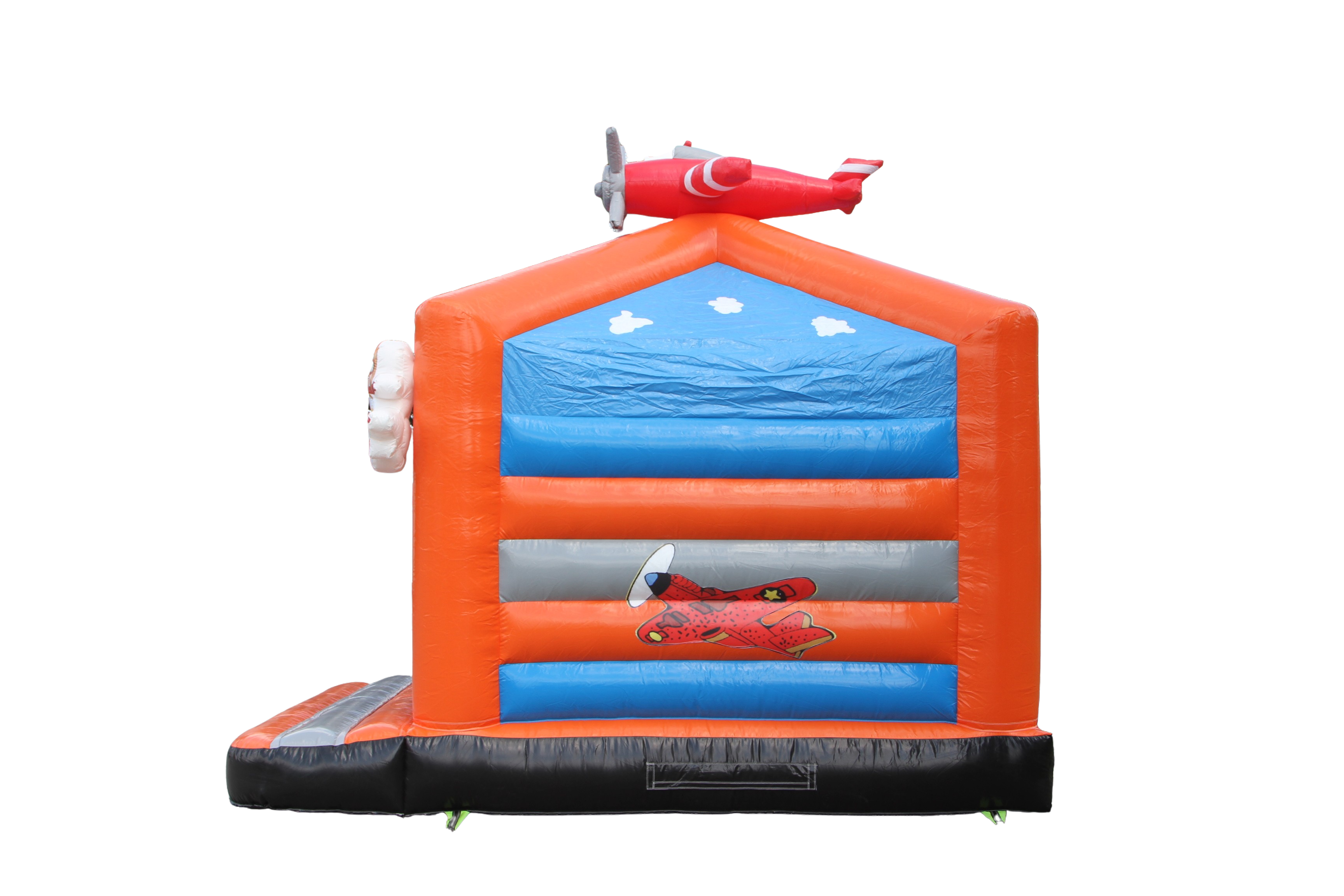 Springkussen vliegtuig - 5x4 m 