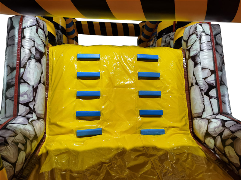 Stormbaan bouwplaats met glijbaan 17,5x3,8 m