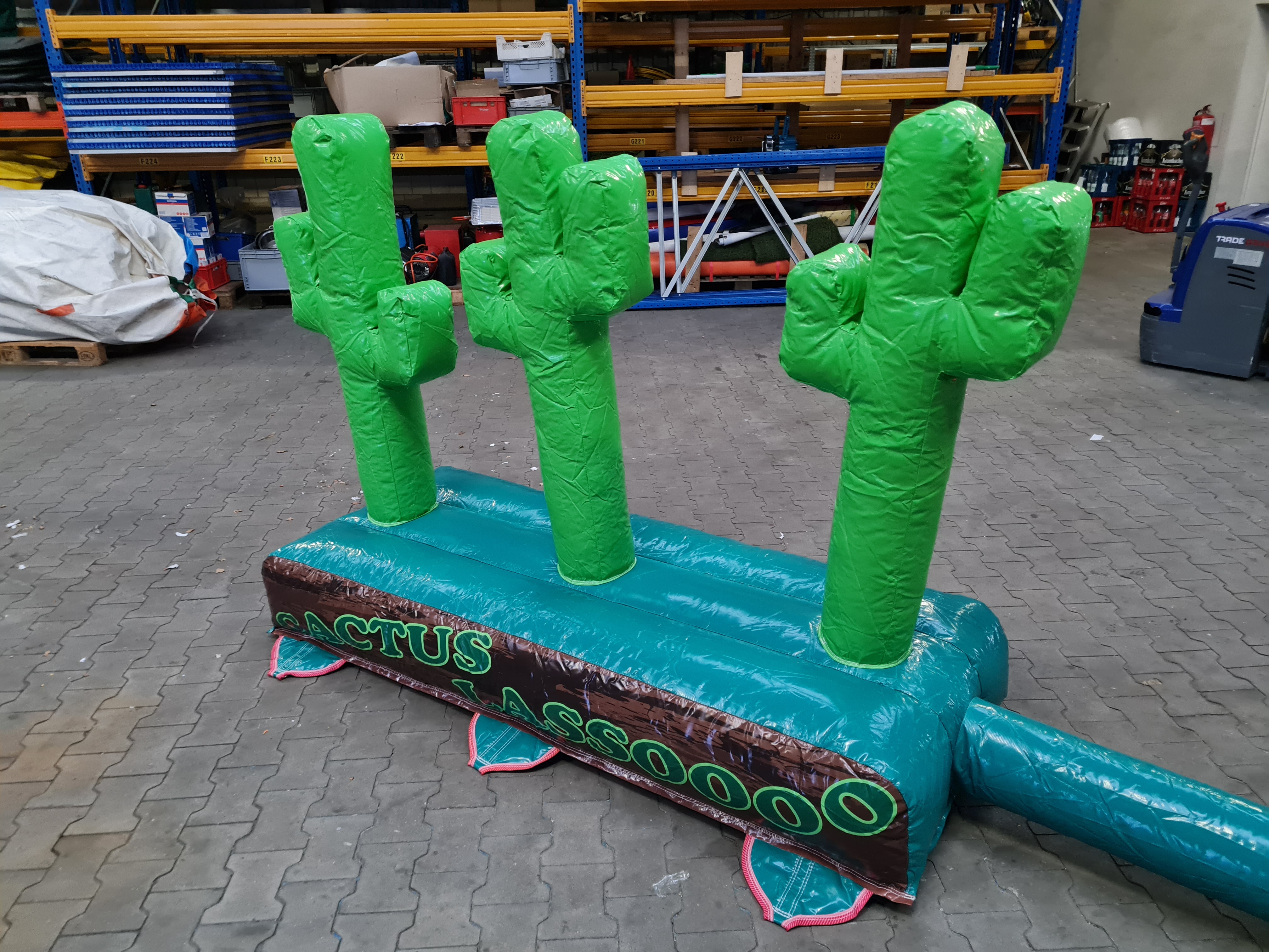 Ringwerpspel - 2x0,6 m - met 680 W blower