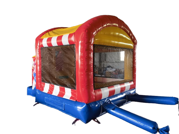 Springkussen 3,9x2,8 m - Zirkus