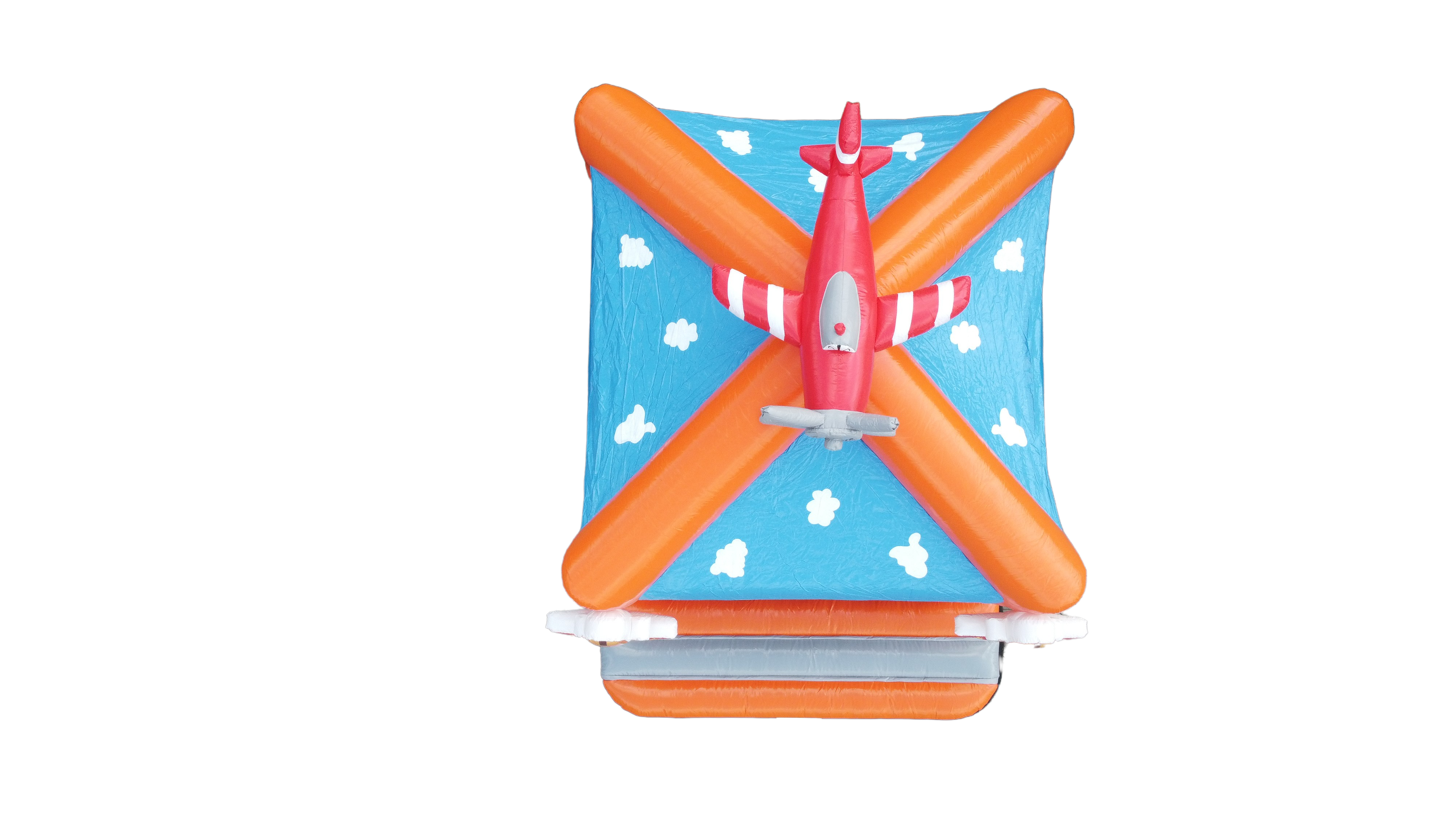 Springkussen vliegtuig - 5x4 m 