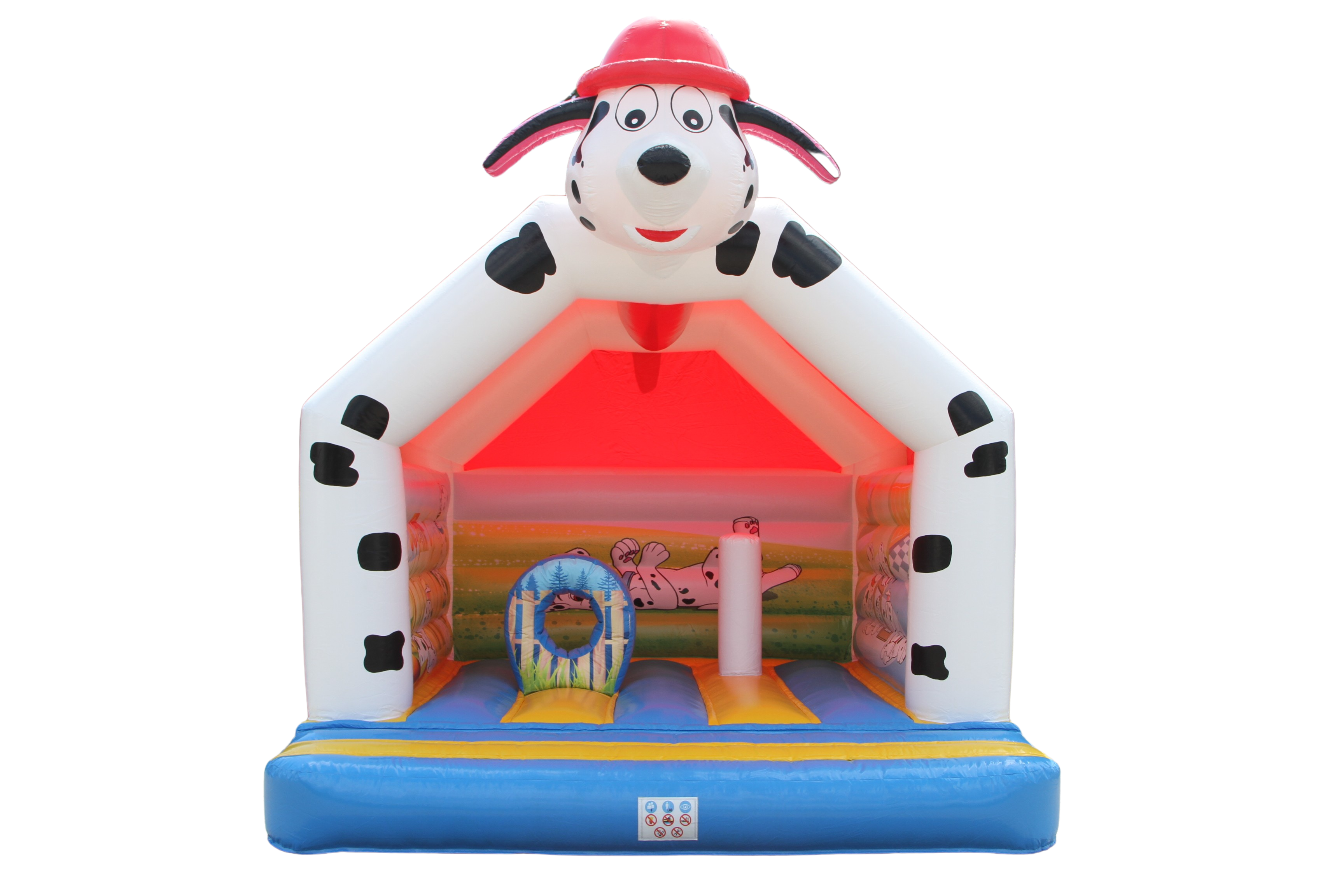 Springkussen 4,5x4 m - delmatier 