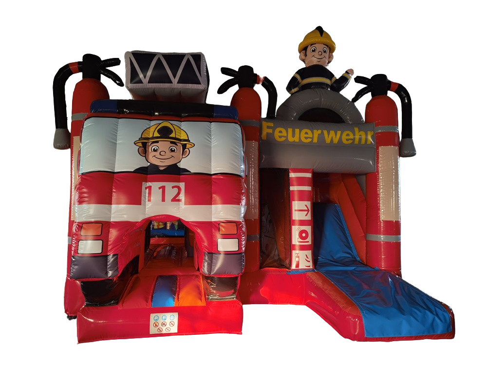 Springkussen brandweer multiplay 5,1x4,5 m kopen