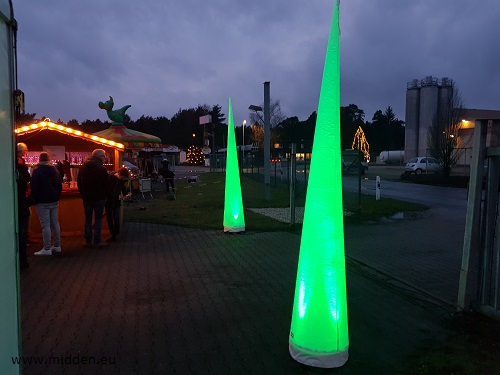 Aircone / lichtkegel incl. kleurwisselaar 3m hoog