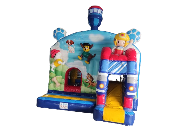 Springkussen superhonden - 4,9x3,8 m