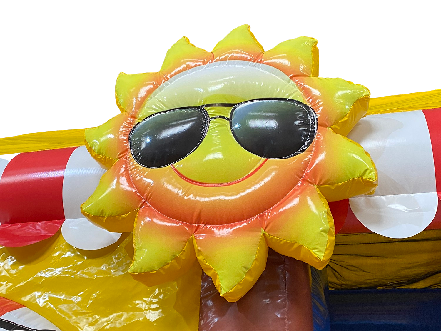 springkussen - 4,2x4 m - beach