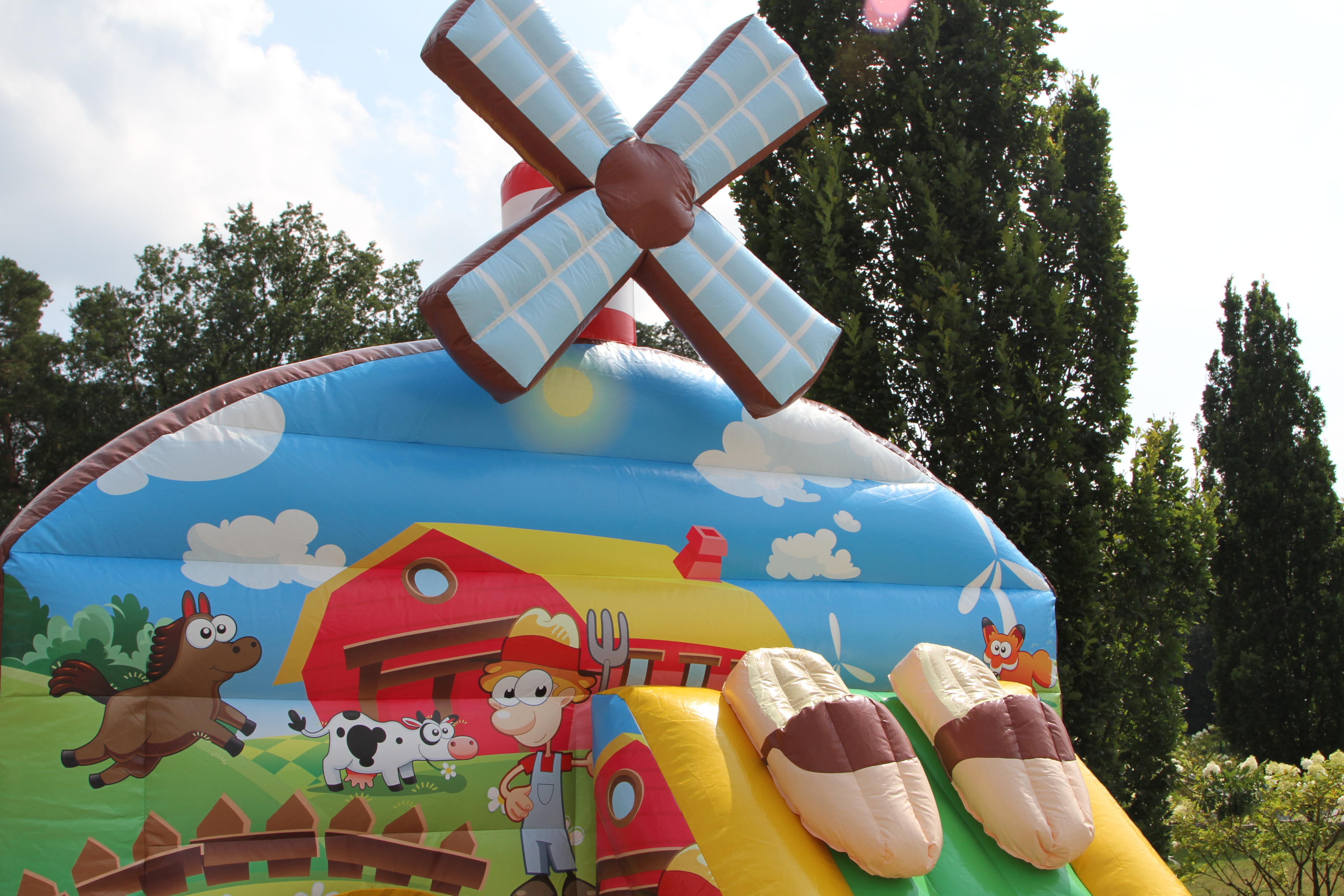 Springkussen Boerderij - 3,9x2,8m 
