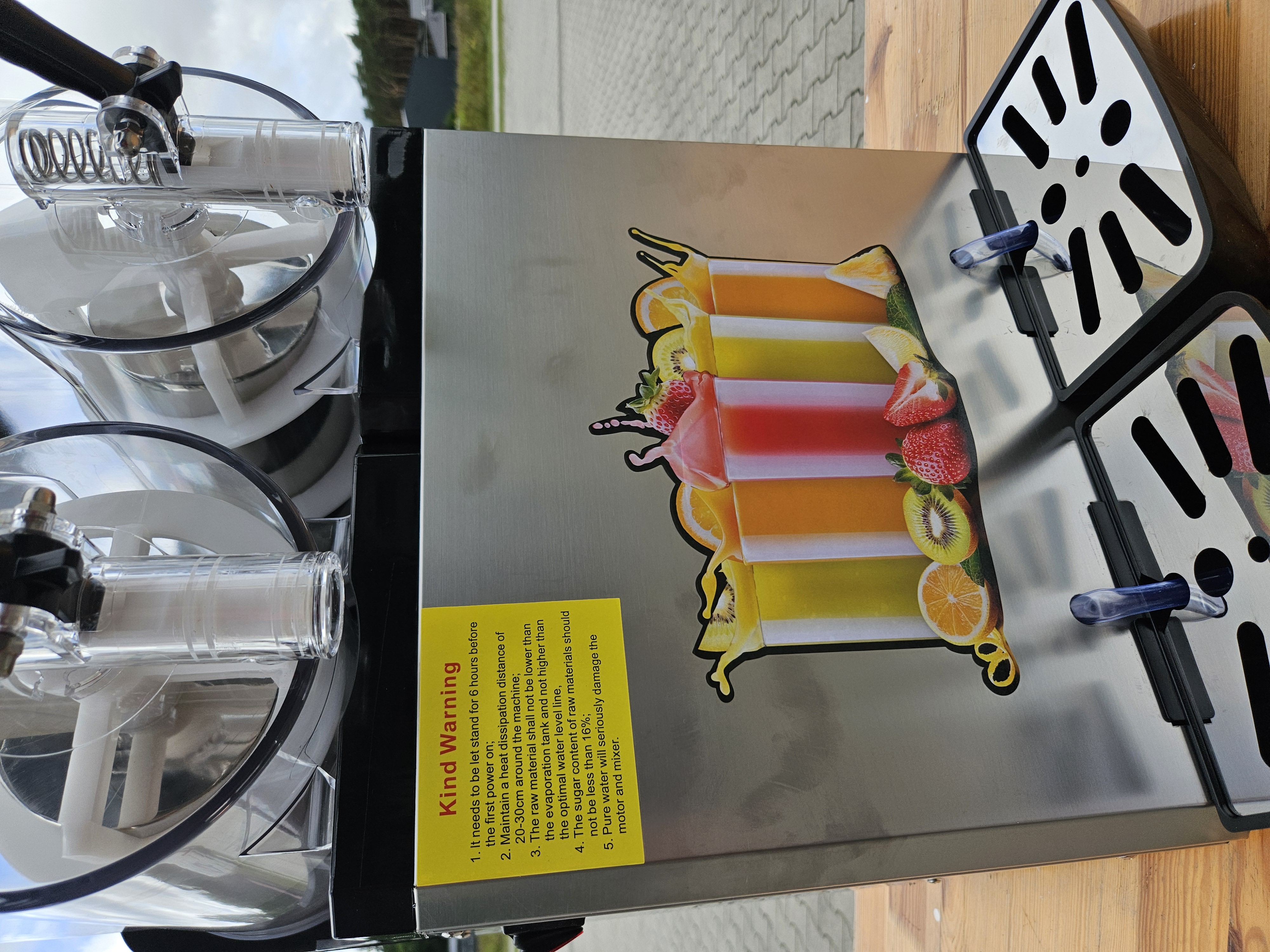 Slushmachine - 2 reservoirs - 10 l