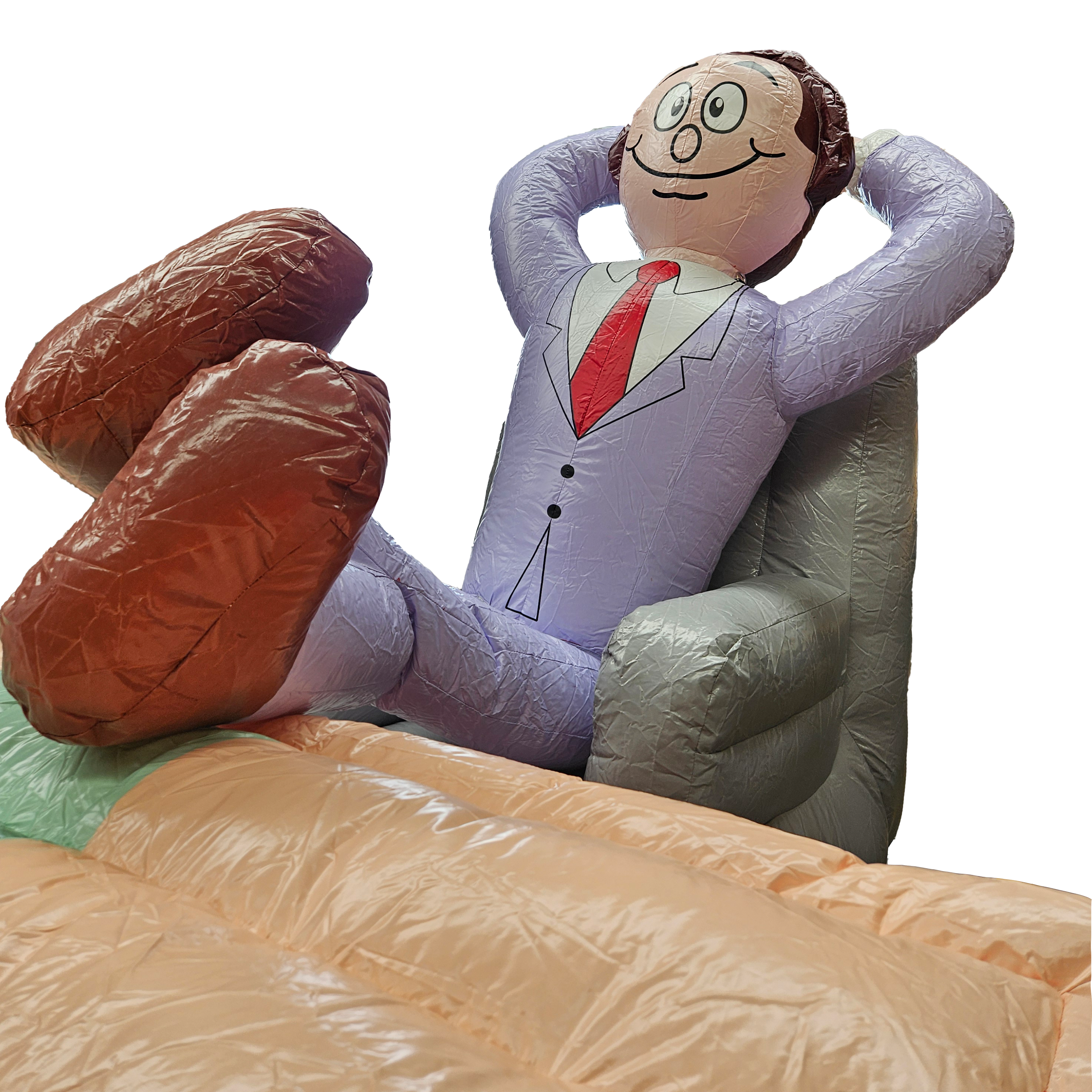 Man aan bureau - 2,4m