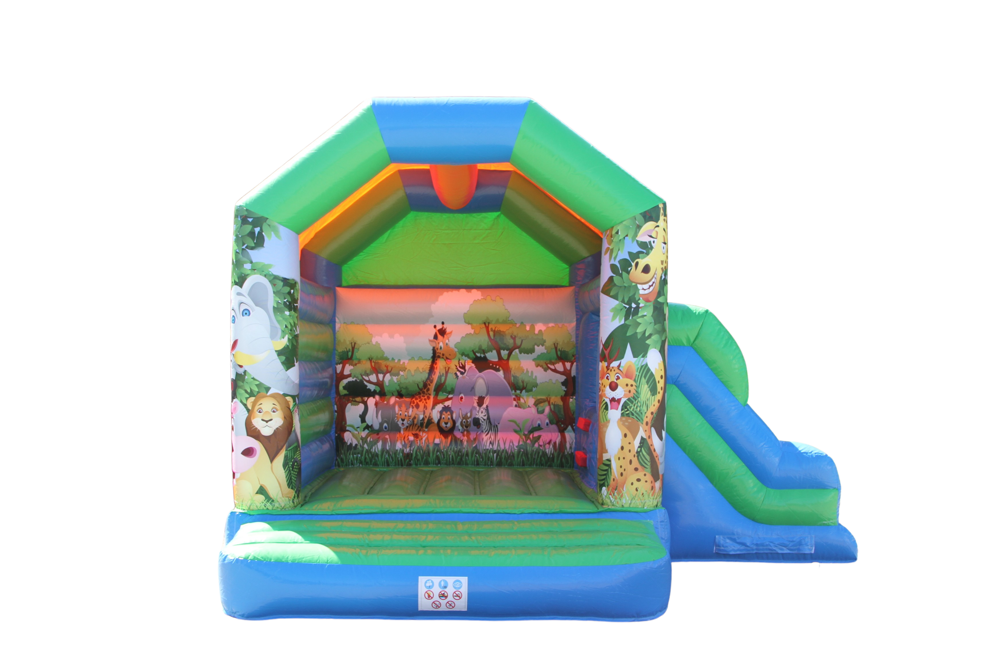 Springkussen Jungle - 4,6x4m 