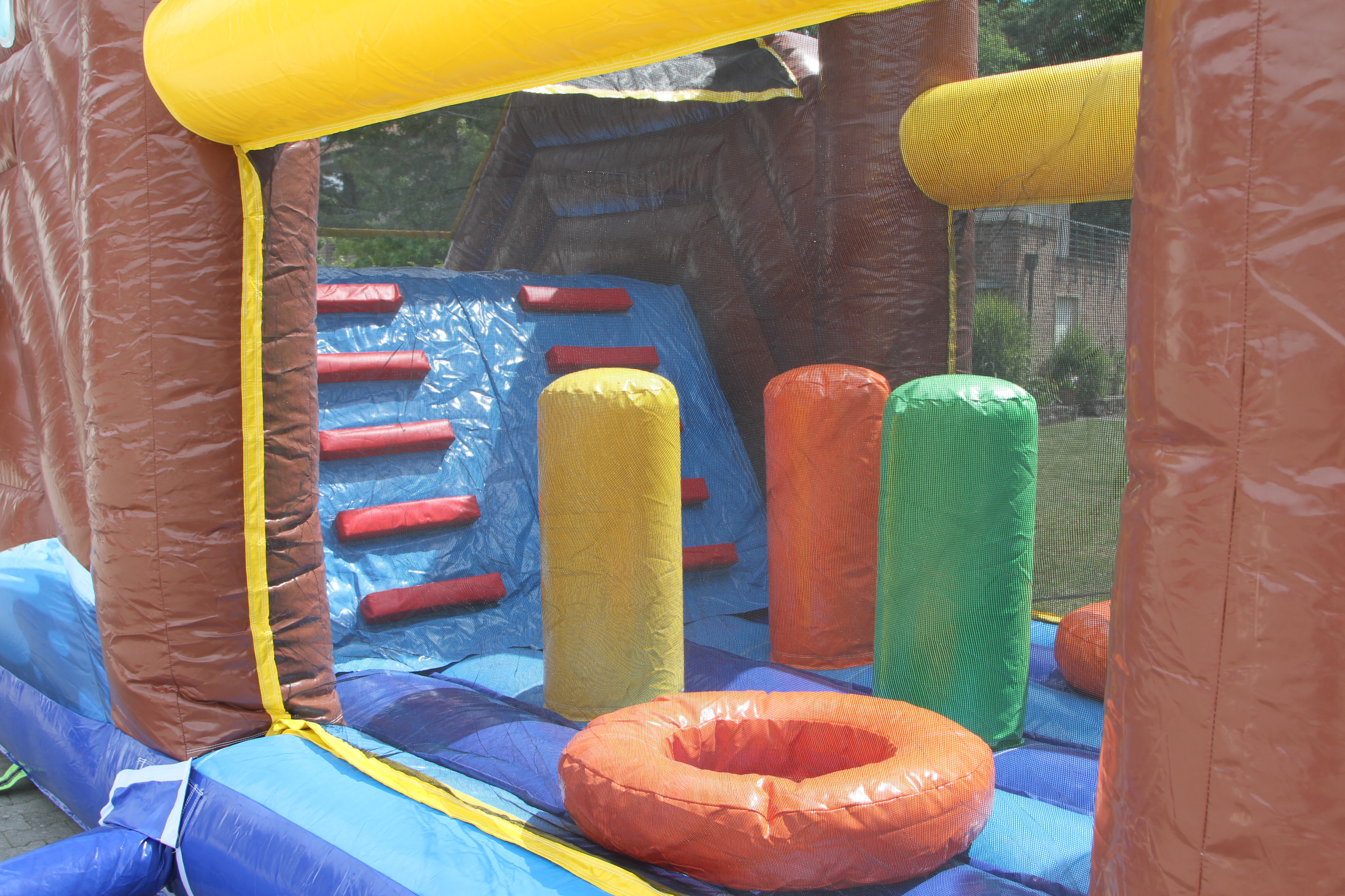 Stormbaan piraat met glijbaan - 10x3,1 m