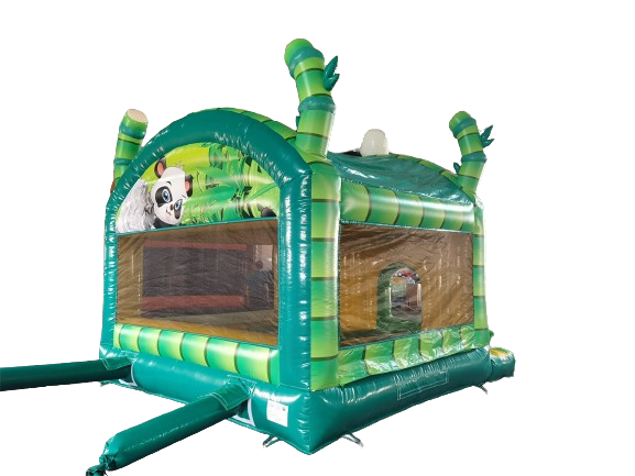 Springkussen panda - 4,9x3,8 m 