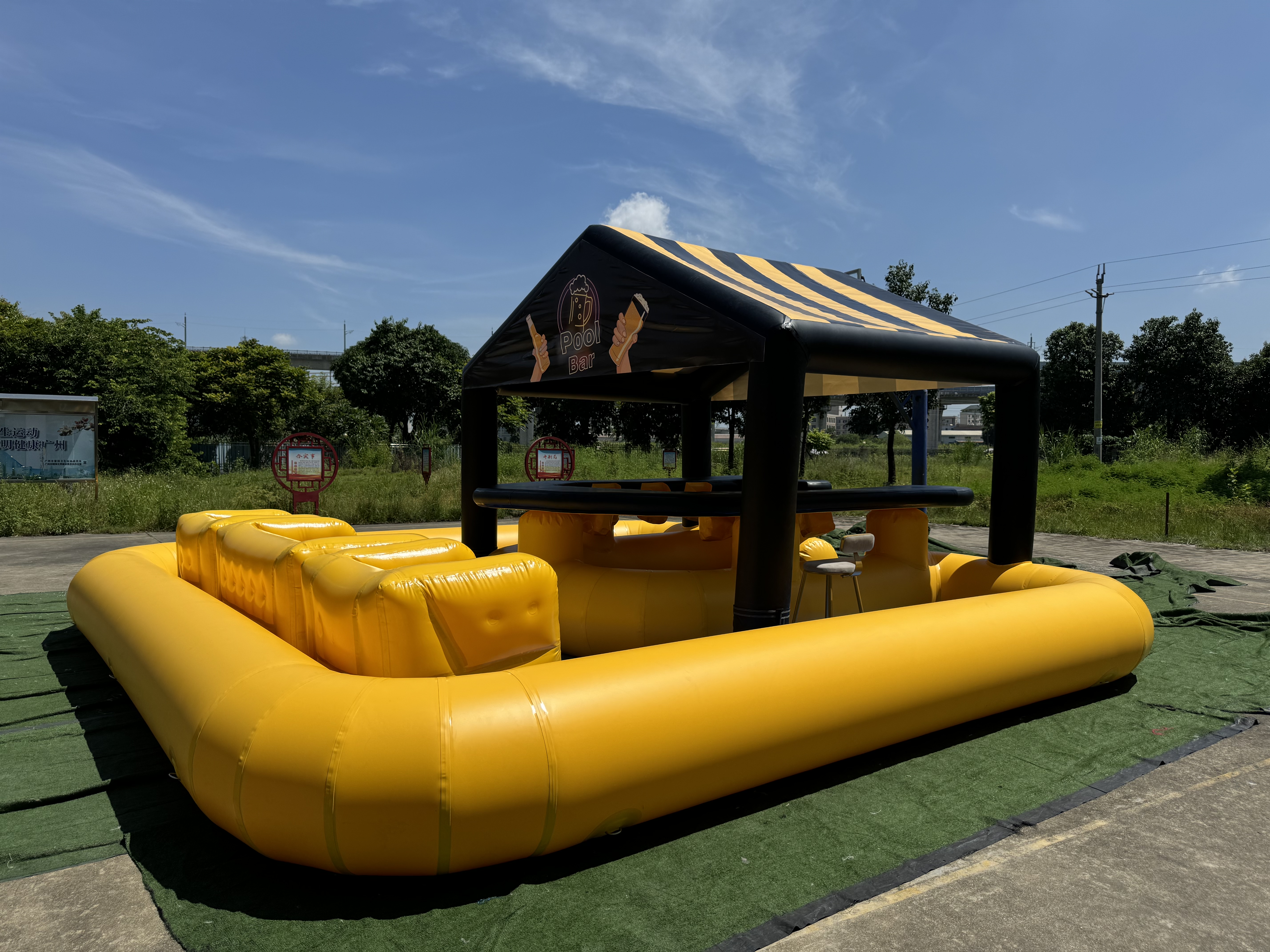 Poolbar 6,2x6,2 m 