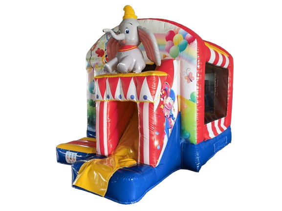 Springkussen 3,9x2,8 m - Zirkus