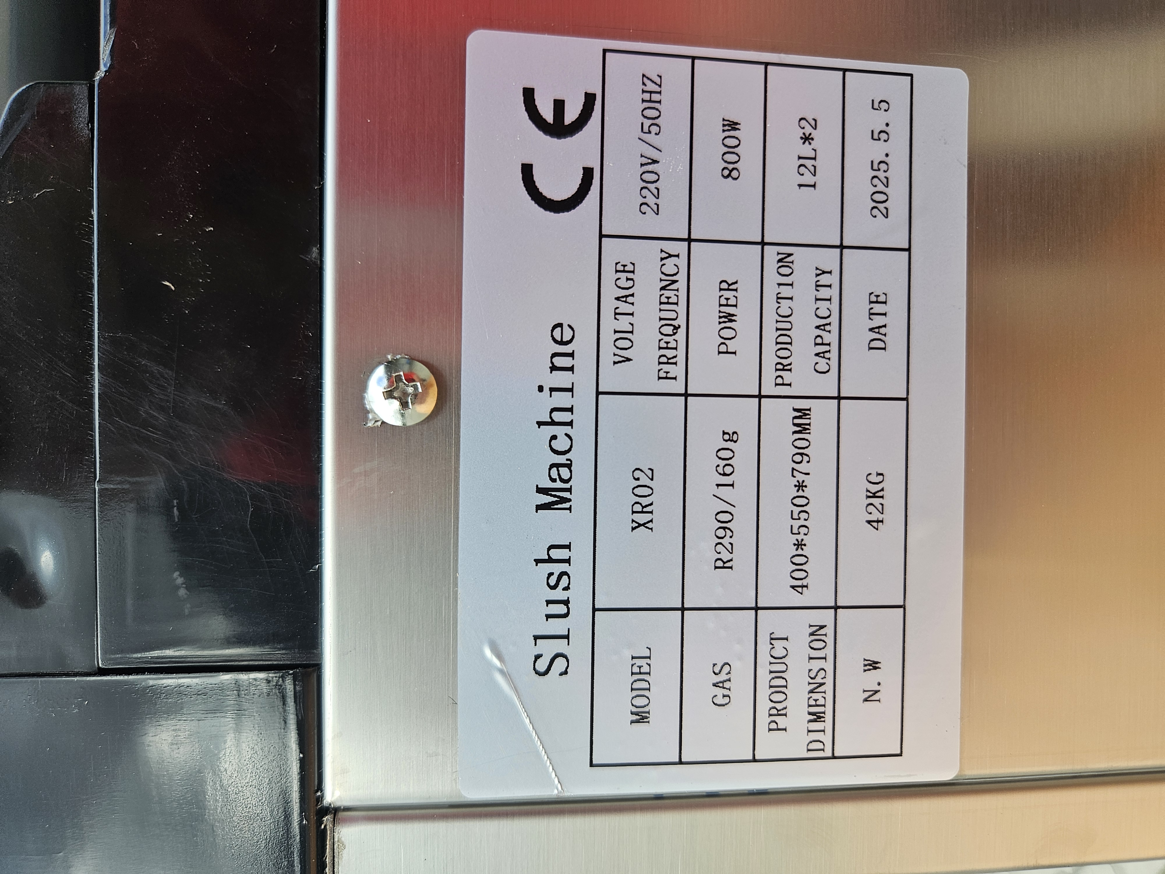 Slushmachine - 2 reservoirs - 10 l
