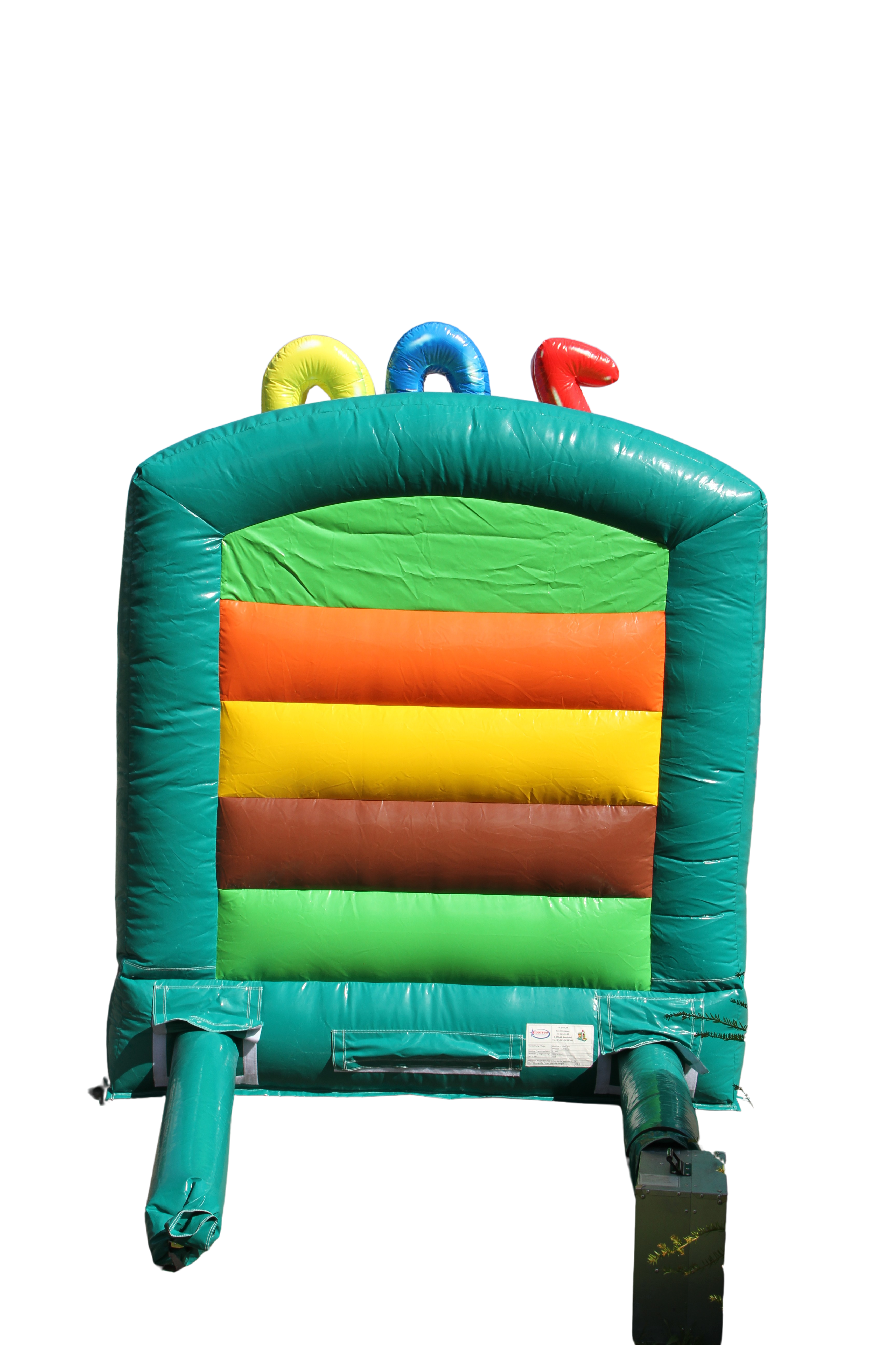 Springkussen 3,1x2,3 m - mini zoo