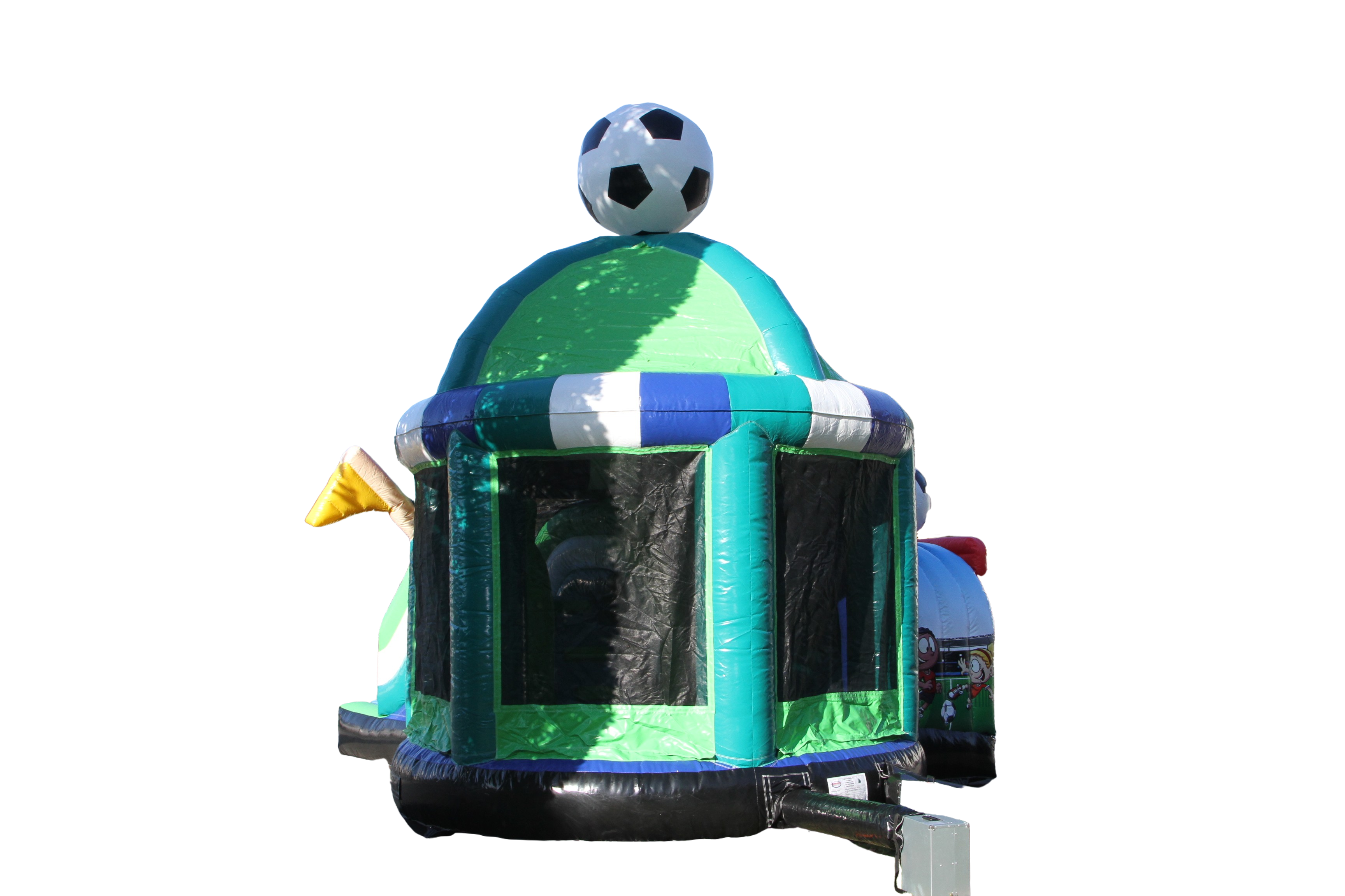 Springkussen 6x4,7 m - voetbal