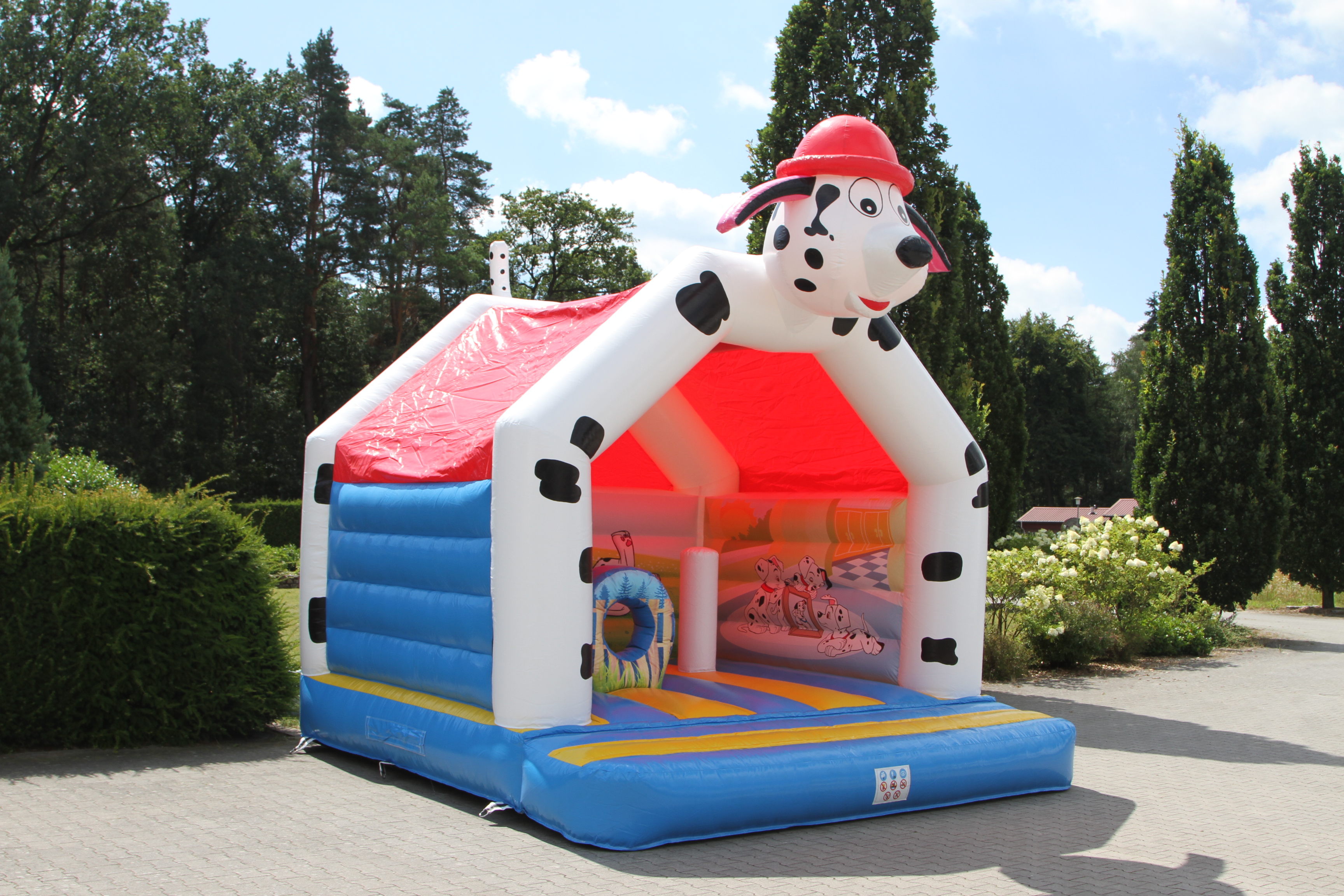 Springkussen 4,5x4 m - delmatier 