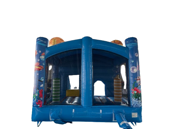 Springkussen seaworld 4x4m