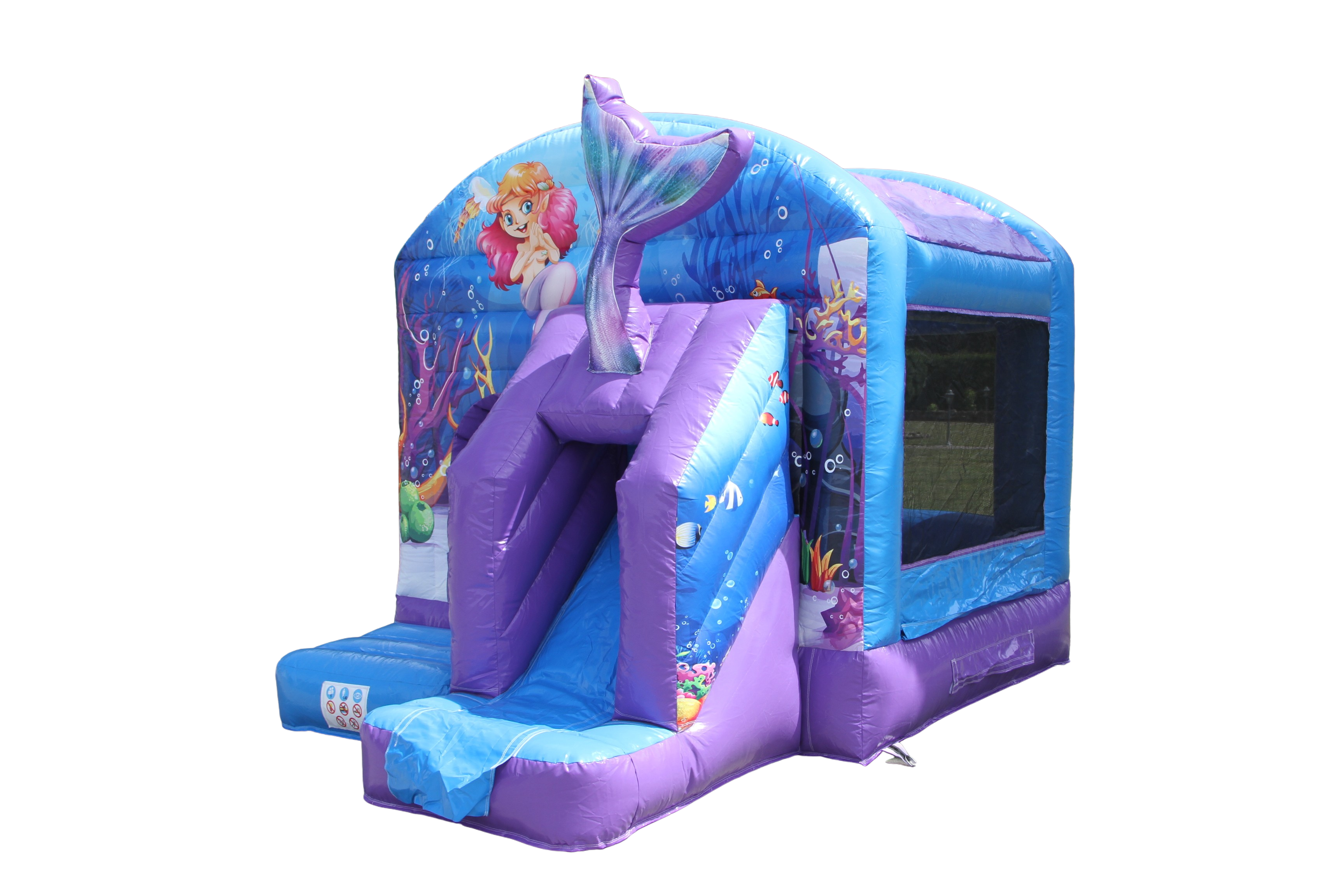 Springkussen Zeemeermin - 3,9x2,8 m 