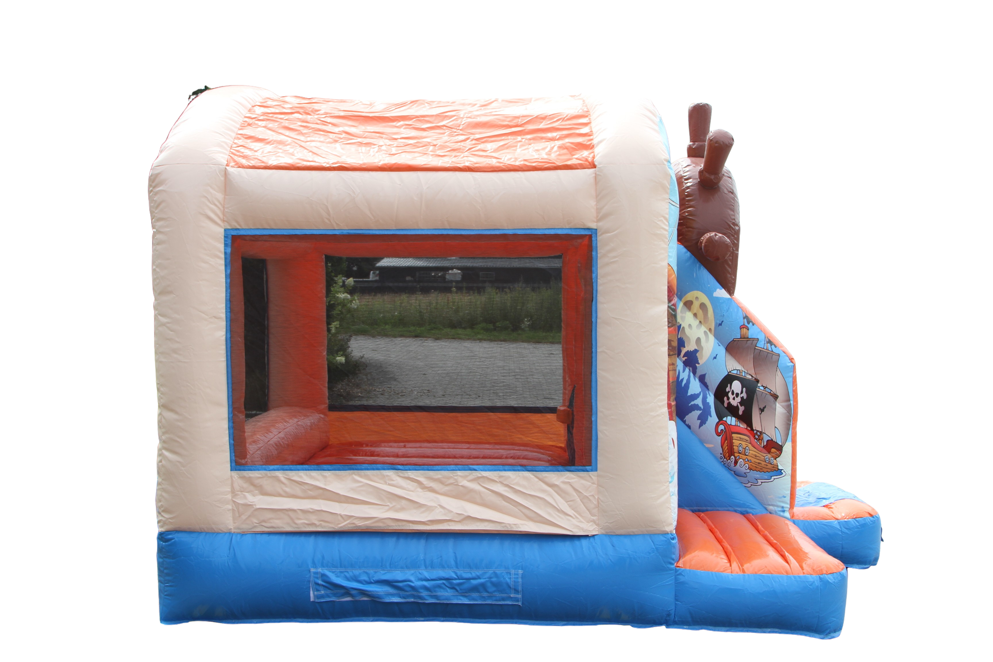 Springkussen Piraat - 3,9x2,8 m 