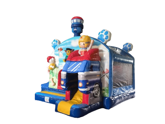 Springkussen superhonden - 4,9x3,8 m