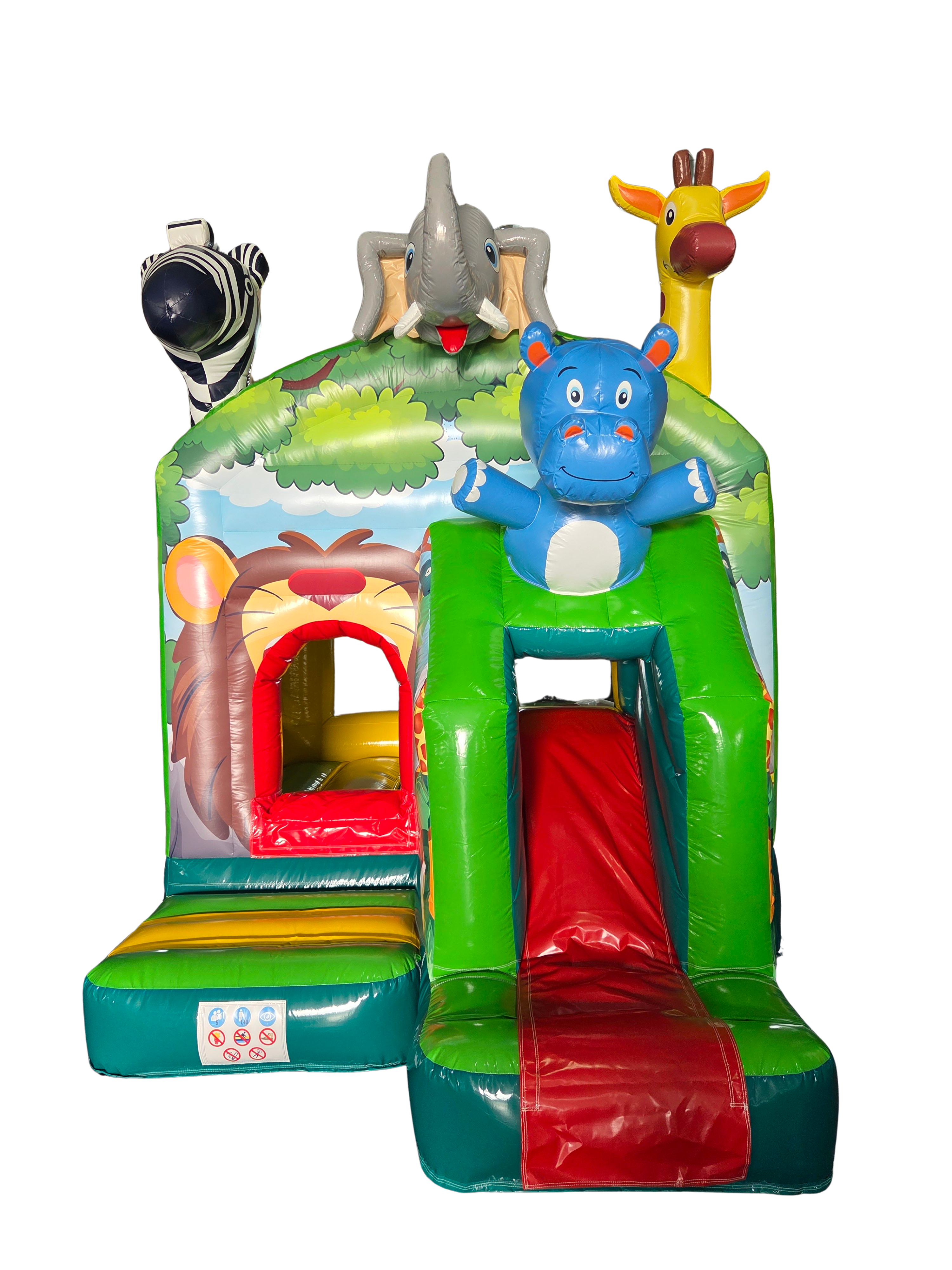 Springkussen Jungle - 3,9x2,8m 
