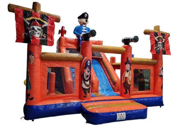 Springkussen multiplay Piraat - 6x6,5 m